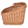 KLICKfix Unisex - Adult Rear Wheel Wicker Basket 2128053610 Rear Wheel Wicker Basket, Black, 47 x 37 x 26 cm view 3