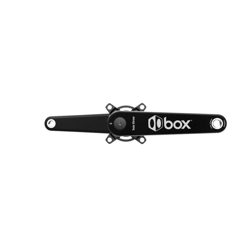 Box Three Hollow-Forged 2 Piece BMX Crankset Bike with Bottom Bracket Vector Bike Crankset 24mm Axle X 180mm Black Components