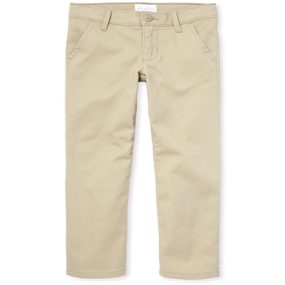 The Children's Place Girls Skinny Chino Pants,Sandy Single,14S