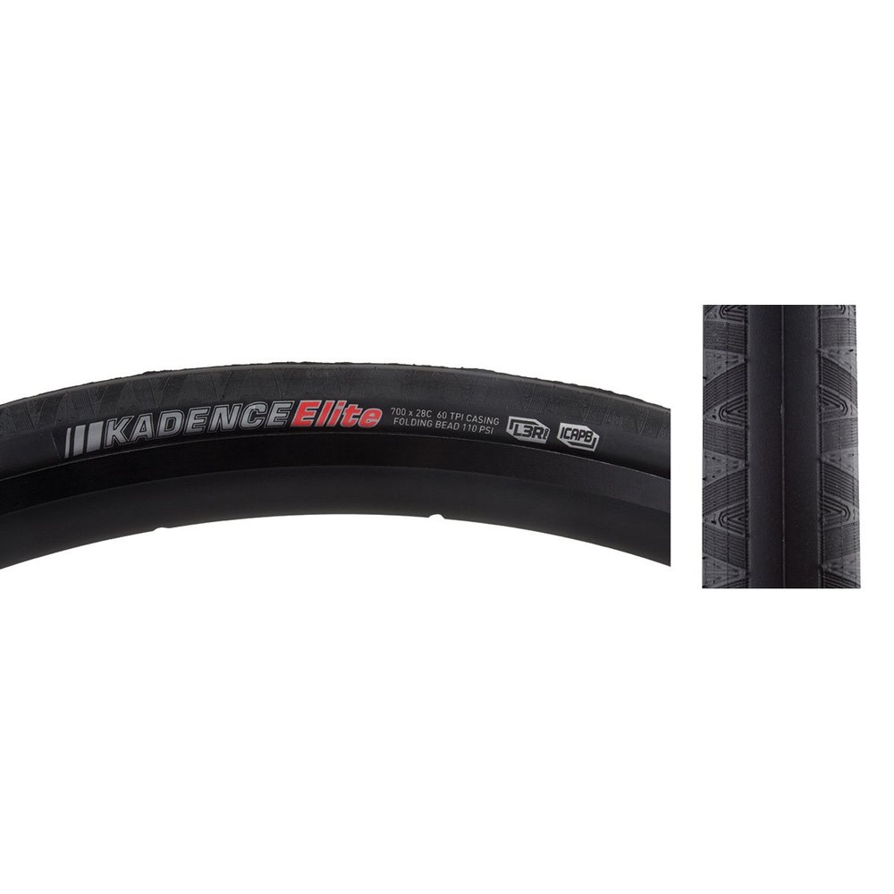 KENDA Tires Ken Kadence Elite 700x28 BK/BK/REF-HP L3R-PRO/ICAPB FOLD 110psi