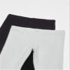 The Children's Place baby girls And Toddler Capri Leggings Pants, Black/ Smoke Gray 2 Pack, 5T US view 2