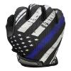 Industrious Handwear Blue Line USA Flag Gloves for Gym, Athletic, and Multi-Use - Support Police & Law Enforcement Officers view 1