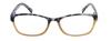 SAV Eyewear (Select-A-Vision) VK Couture Fashion Square Reading Glasses 1301 Brown Blue Demi, 1.25 view 4