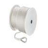Seachoice Boat Anchor Rope, Double-Braid, Nylon, Achor Line, 1/2 in. X 200 Ft., White view 1