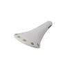 Brass Button Bicycle Bike Classic Racing Saddle Seat Fixie Road Bike White view 1