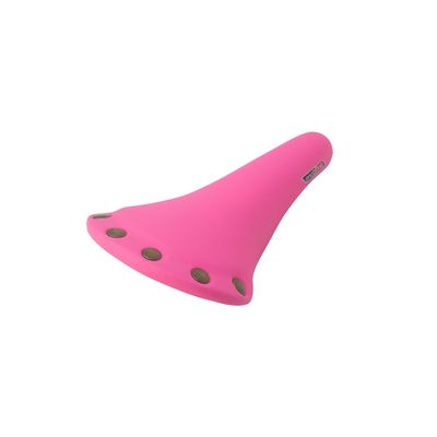 Brass Button Bicycle Bike Classic Racing Saddle Seat Fixie Road Bike Pink