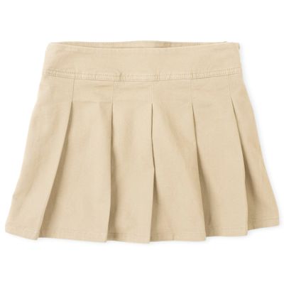 The Children's Place Girls' Uniform Pleated Skort Sandy 16 plus