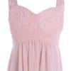 Freebily Girls Strap Floral Lace Flower Girl Dress Knotted Princess Pageant Wedding Evening Birthday Party Ball Maxi Gown Pearl Pink 14 view 4