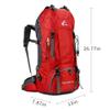 Bseash 60L Waterproof Hiking Camping Backpack with Rain Cover, Large Outdoor Sport Travel Daypack Rucksack for Climbing view 2