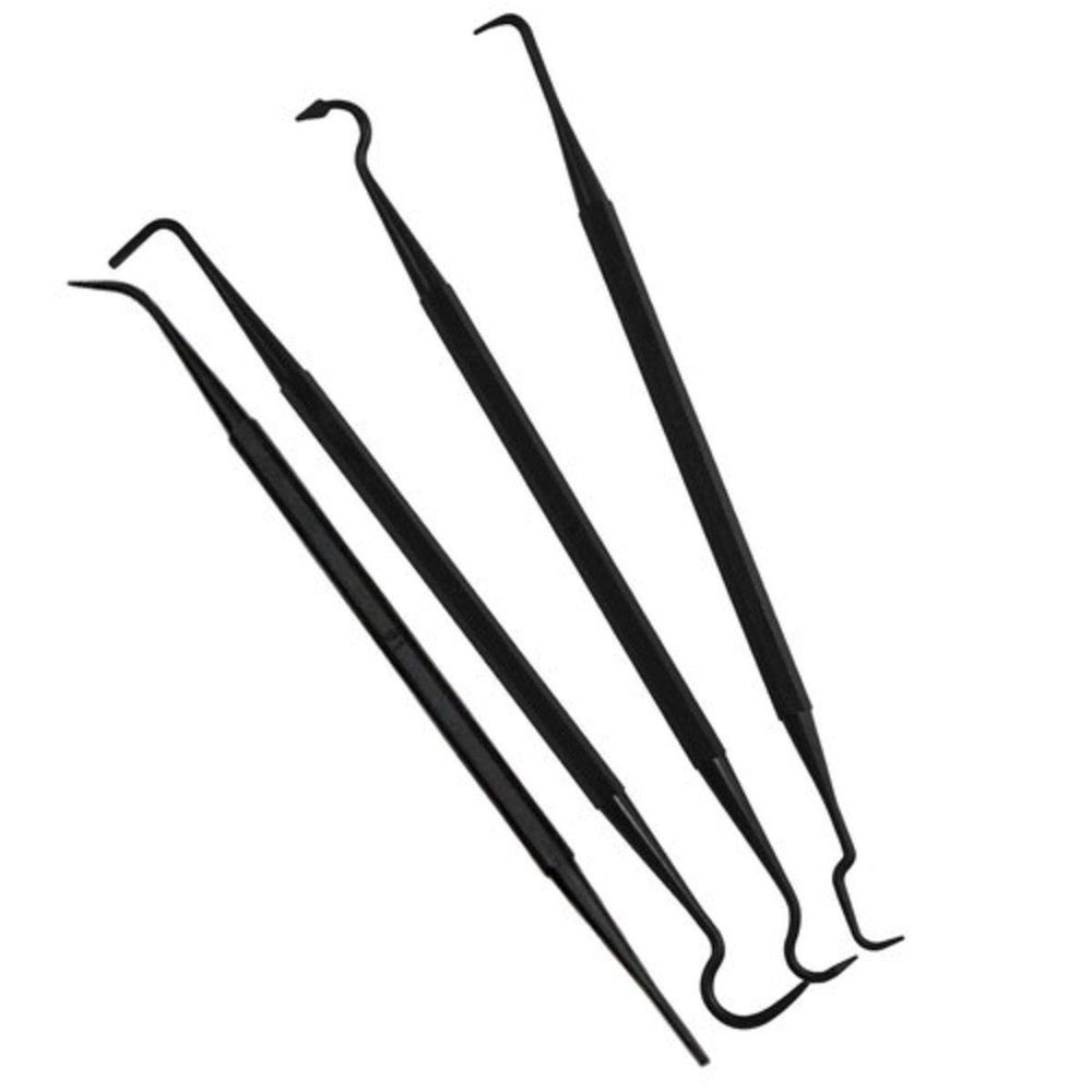 Birchwood Casey Durable Lightweight Versatile Nylon Double Ended Gun Maintenance Scrubbing Cleaning Picks - Pack of 4