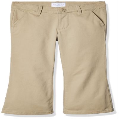 The Children's Place Girl's Bootcut Chino Pants, Sandy, 4