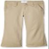 The Children's Place Girl's Bootcut Chino Pants, Sandy, 5 view 1