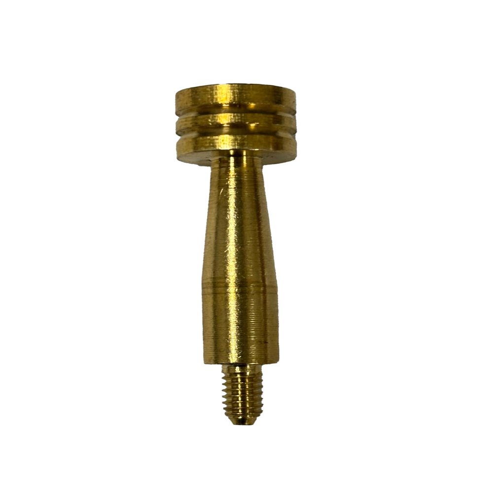 Birchwood Casey Brass Push Jag | Durable Versatile Gun Maintenance Scrubbing Cleaning Tight Fit Pointed Tip Tool | for 45/45-70/444 / 416/11 Mm / 50/12.7 Mm