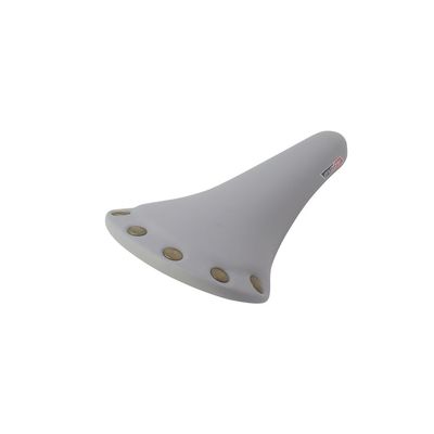 Brass Button Bicycle Bike Classic Racing Saddle Seat Fixie Road Bike Grey