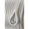 Seachoice Boat Anchor Rope, Double-Braid, Nylon, Achor Line, 3/8 in. X 150 Ft., White view 3