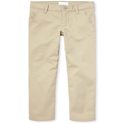 The Children's Place Girls Skinny Chino Pants,Sandy Single,12