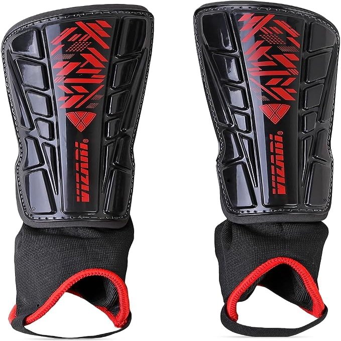 VIZARI Malaga Soccer Shinguard | Durable Soccer Shin Guard with Tough Protection & Elastic Straps | Breathable, Moisture-Wicking Youth Soccer GearProduct