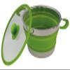 Eurotrail Foldable Silicone Saucepan Pan with Lid 3.5L view 1