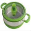 Eurotrail Foldable Silicone Saucepan Pan with Lid 3.5L view 3