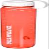 Captain Stag UE-3398 Water Bottle, Sports Bottle, 33.8 fl oz (1,000 ml), Direct Drinking, Rice Marking, 6 Cups, Red view 1