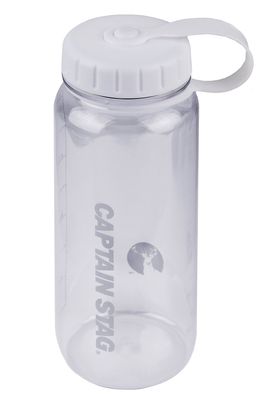 Captain Stag UE-3390 Water Bottle, Sports Bottle, 22.0 fl oz (650 ml), Direct Drinking, Rice Marking, 4.5 Cups, White