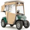 Pro-Touring Golf Cart Enclosure for EZGO RXV Golf Carts - Linen - With Bag Cover view 1