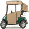 Pro-Touring Golf Cart Enclosure for EZGO RXV Golf Carts - Linen - With Bag Cover view 2