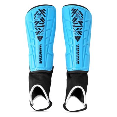 Vizari Malaga Shin Guards for Kids & Adults  Soccer Shin Guards with Ankle Protection & Foam Padding  Lightweight, Non-Slip Youth Shin Pads for Boys, Girls, Men & Women (Ages 3 to Adult)