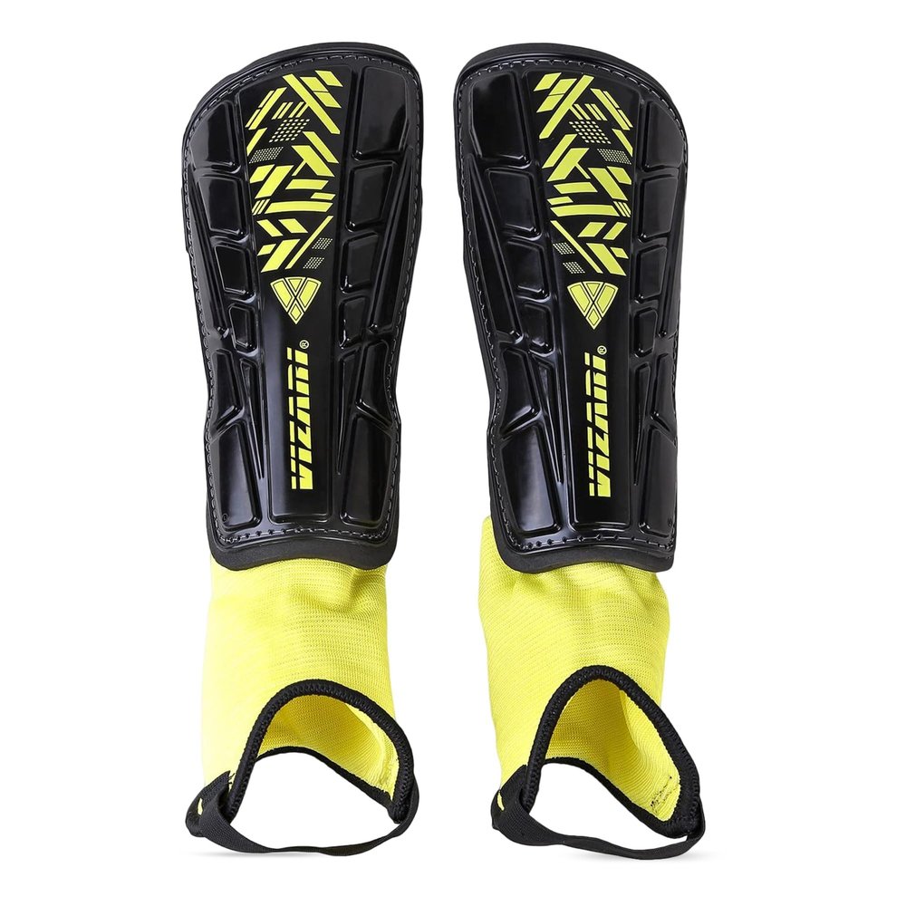VIZARI Malaga Soccer Shinguard | Durable Soccer Shin Guard with Tough Protection & Elastic Straps | Breathable, Moisture-Wicking Youth Soccer GearProduct