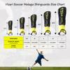 VIZARI Malaga Soccer Shinguard | Durable Soccer Shin Guard with Tough Protection & Elastic Straps | Breathable, Moisture-Wicking Youth Soccer GearProduct view 3