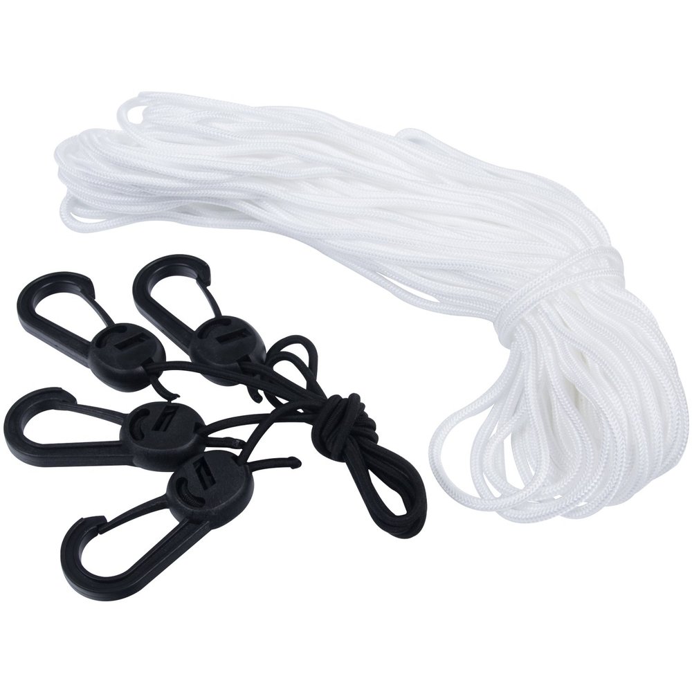 GOODSMANN Boat Cover Tie Down Kit, Durable Tie Down Straps, Rope & Hook Accessory for 150D Series Boat Cover 9921-0221-01