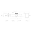Endurance 30 WA Riflescope, Exposed Locking Turrets 2.5-10x50 IR, LRC, (10x) view 4