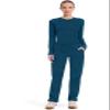 Cherokee Women's Scrub Pants Mid Rise Straight Leg Pull-on Cargo Pant with 6 Pockets & 2-Way Stretch Fabric - WW170T, S Tall, Caribbean Blue view 2