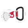 Lixada Rope Grab with 24KN Quick Lock Rock Climbing Fall Protection Safety Clip Outward Bound Training Protection Rescue Lanyard Grab view 2