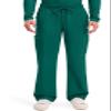 Cherokee Scrubs for Men Tapered Leg Cargo Scrub Pants with Zip Fly, 5 Pockets Elastic Waist 2-Way Stretch & Easy Care - WW190, L, Hunter Green