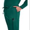 Cherokee Scrubs for Men Tapered Leg Cargo Scrub Pants with Zip Fly, 5 Pockets Elastic Waist 2-Way Stretch & Easy Care - WW190, L, Hunter Green view 2