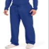 Cherokee Scrubs for Men Tapered Leg Cargo Scrub Pants with Zip Fly, 5 Pockets Elastic Waist 2-Way Stretch & Easy Care - WW190, XL Short, Galaxy Blue view 3