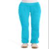 Cherokee Women Scrub Pant with Straight Leg Pull-on Pant Medical Bottom with 4 Pocket & 2-Way Stretch Fabric - WW110, XL, Turquoise view 1