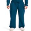Cherokee Scrubs for Men Tapered Leg Cargo Scrub Pants with Zip Fly, 5 Pockets Elastic Waist 2-Way Stretch & Easy Care - WW190, XS, Caribbean Blue view 1
