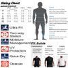 HUGE SPORTS Wildling Series UV Protection Quick Dry Compression Rash Guard (Wolf,2XL) view 2