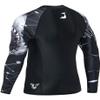 HUGE SPORTS Wildling Series UV Protection Quick Dry Compression Rash Guard (Shark,XL) view 3