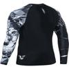 HUGE SPORTS Wildling Series UV Protection Quick Dry Compression Rash Guard (Wolf,3XL) view 4