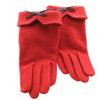 Ealafee Sexy Red Wool Gloves for Women Windproof Mitten Warm Touch Screen Gloves view 1