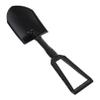 Miltec US Style Black Tri-Fold Shovel with Cover - GEN II view 1