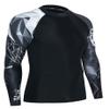 HUGE SPORTS Wildling Series UV Protection Quick Dry Compression Rash Guard (Bear,S) view 2