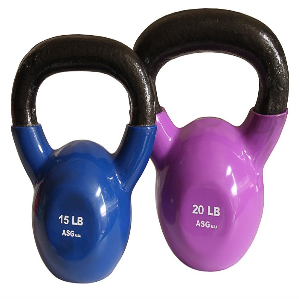 Ader Vinyl Kettlebells (15,20lb)
