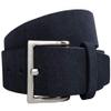 41101 Genuine Leather Suede Belt casual Jean Belt 1-1/2"(38mm) wide (Navy, 42) view 1