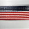 1 1/4" Heavy Cotton Webbing - Patriotic - 5 Yard Put-up (American Flag) view 2