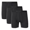 32 Degrees Mens 3 Pack Active Cool Mesh Quick Dry Boxer Brief (Large, Blk/Blk/Blk) view 1