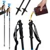 WhiSki Poles Original Best Gift for Skiers - SKI Pole FLASKS Holding 16 oz + Free Collapsible Funnel + Stickers view 1